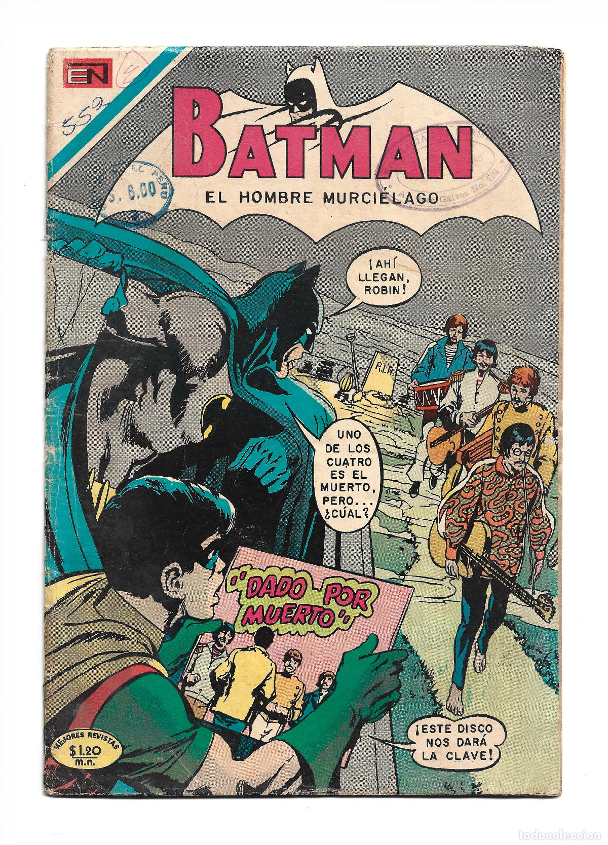 Tebeos: BATMAN N&ordm; 552 (1970) &ndash; EDITORIAL NOVARO M&Eacute;XICO