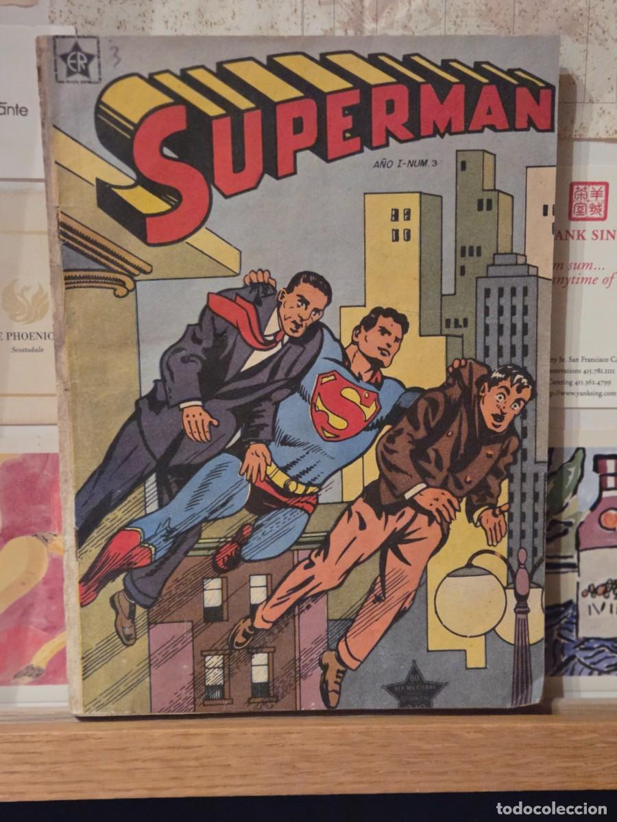 Comics: SUPERMAN EDITORIAL NOVARO N&ordm; 3 MAYO 1952(USA ACTION COMICS 161 OCTUBRE 1951)