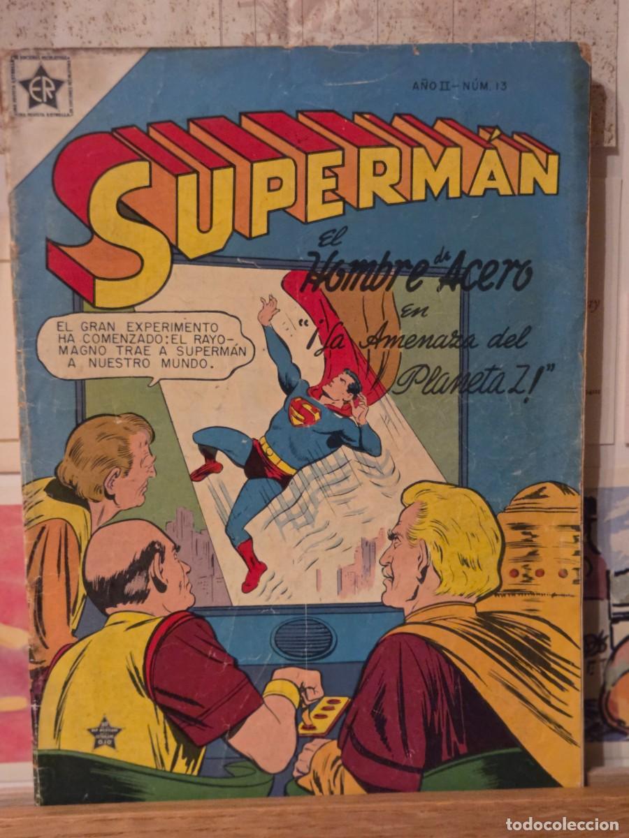 Comics: SUPERMAN EDITORIAL NOVARO N&ordm; 13 Marzo 1953(USA ACTION COMICS 168 1952)
