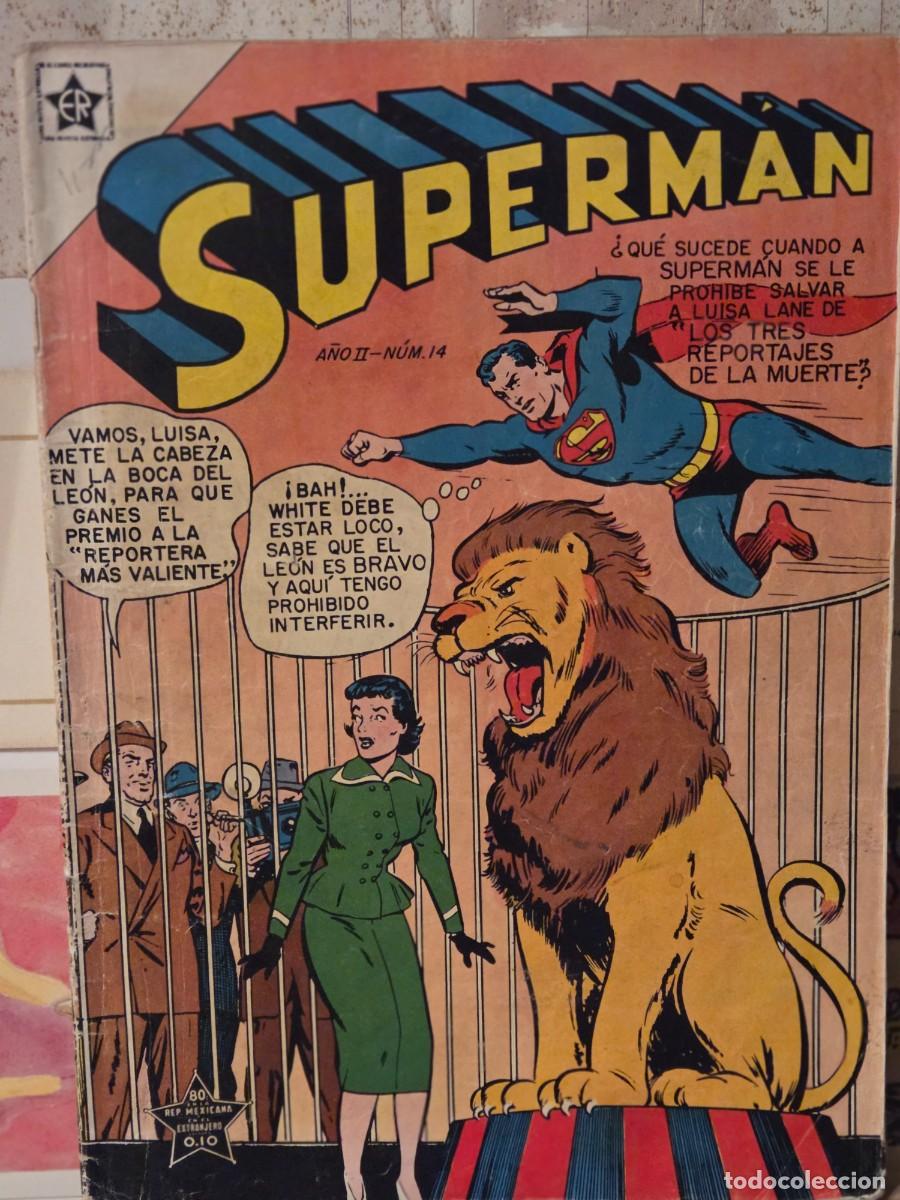 Comics: SUPERMAN EDITORIAL NOVARO N&ordm; 14 Abril 1953(USA ACTION COMICS 166 1952)