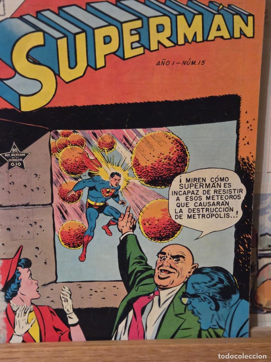 Comics: SUPERMAN EDITORIAL NOVARO N&ordm; 15 Mayo 1953(USA SUPERMAN 79 1952)