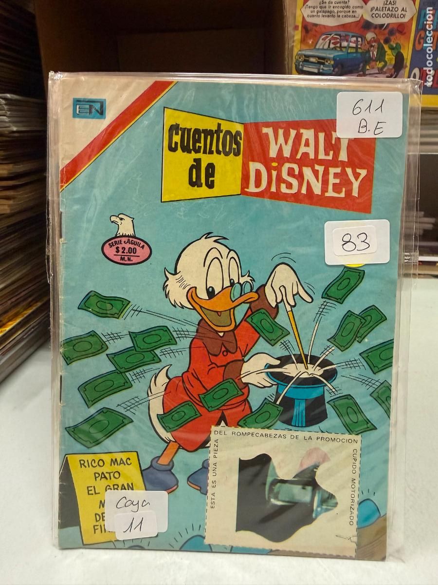 Tebeos: CUENTOS DE WALT DISNEY EDITORIAL NOVARO SERIE AGUILA NUMERO 611