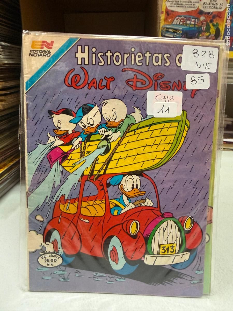 Tebeos: HISTORIETAS DE WALT DISNEY EDITORIAL NOVARO SERIE AGUILA NUMERO 828
