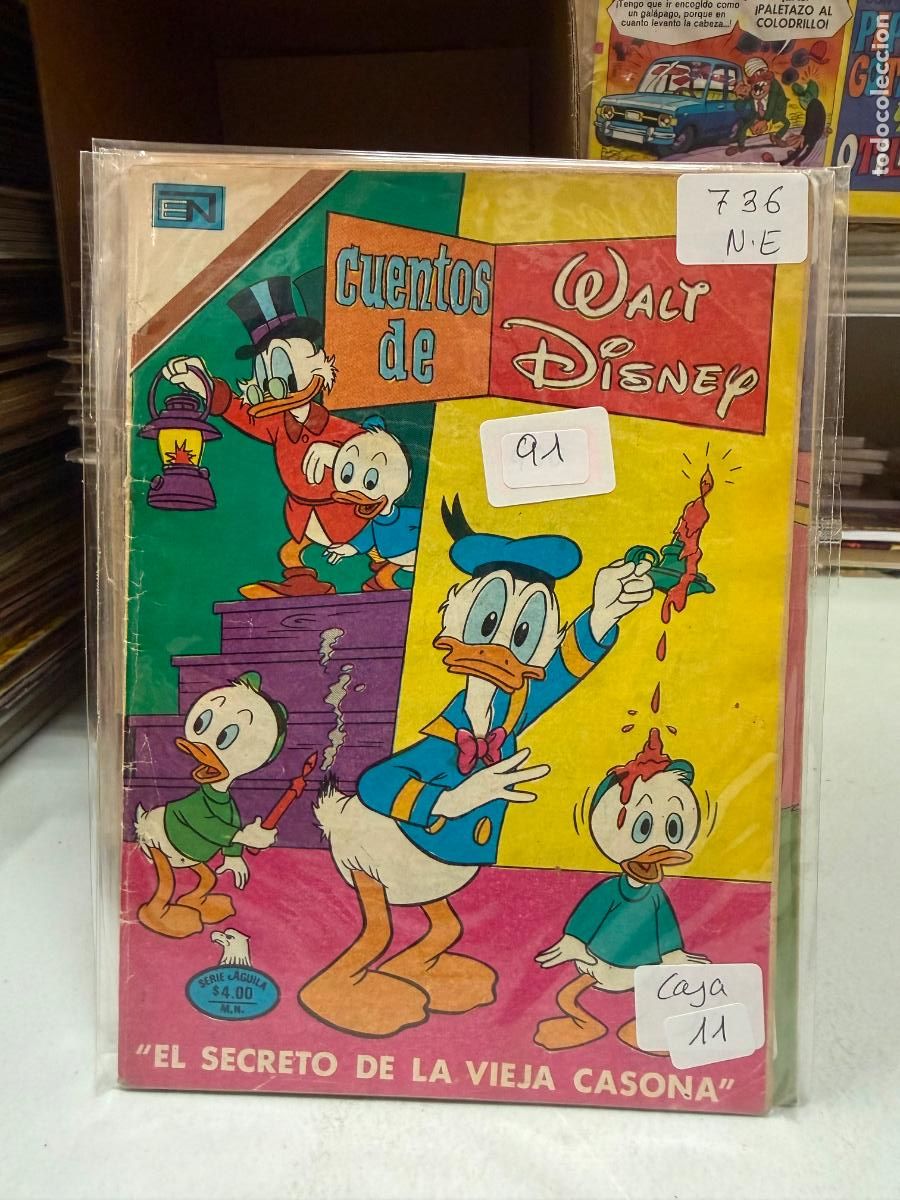 Tebeos: CUENTOS DE WALT DISNEY EDITORIAL NOVARO SERIE AGUILA NUMERO 736
