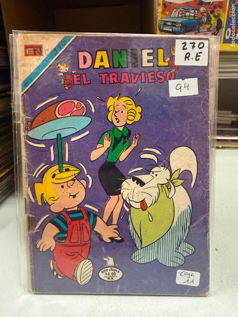 Tebeos: DANIEL EL TRAVIESO Y EDITORIAL NOVARO SERIE AGUILA NUMERO 270