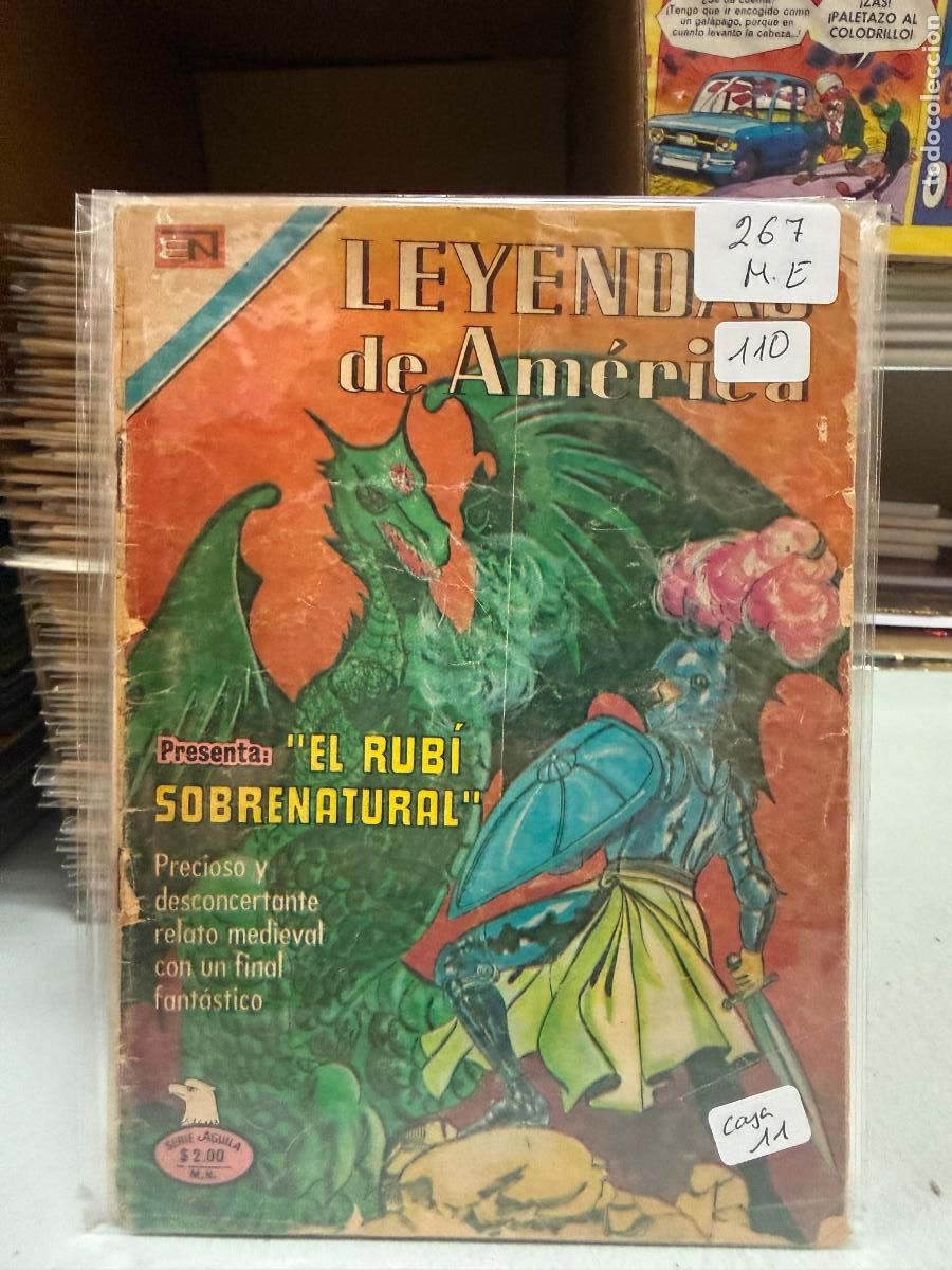 Tebeos: LEYENDAS DE AMERICA EDITORIAL NOVARO SERIE AGUILA NUMERO 267