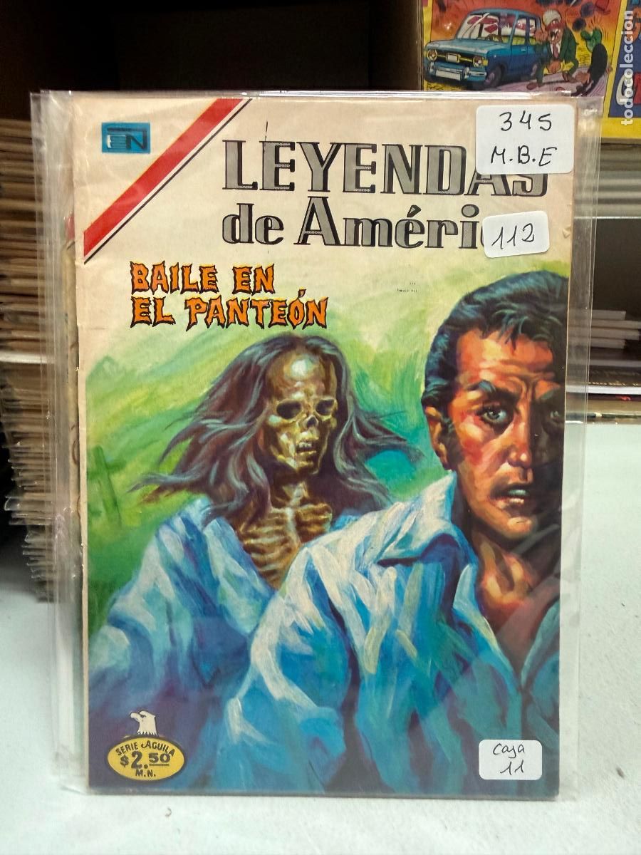 Tebeos: LEYENDAS DE AMERICA EDITORIAL NOVARO SERIE AGUILA NUMERO 345