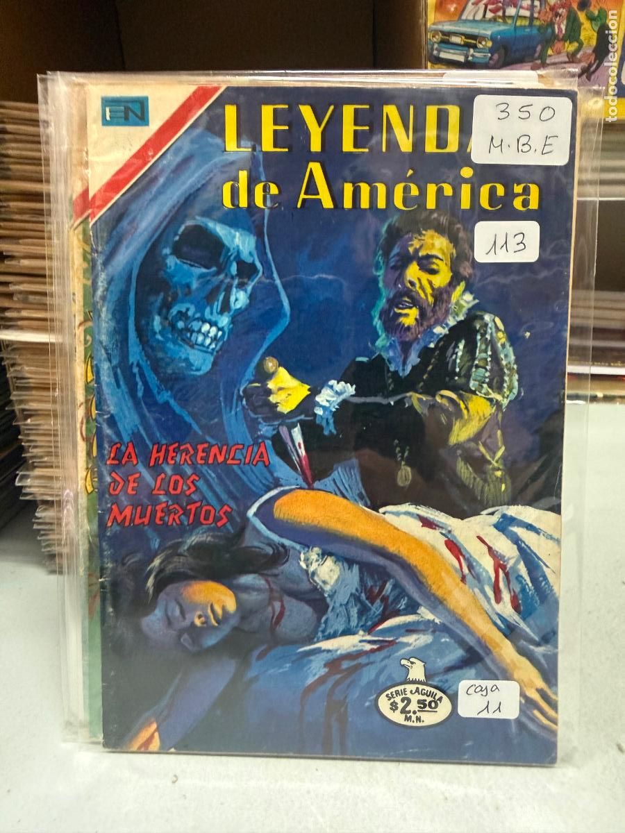 Tebeos: LEYENDAS DE AMERICA EDITORIAL NOVARO SERIE AGUILA NUMERO 350