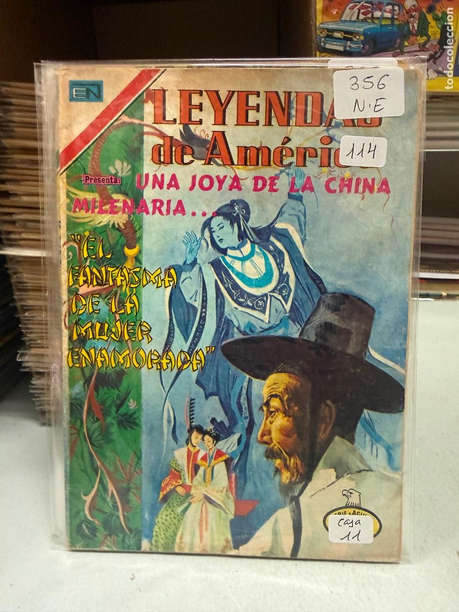 Tebeos: LEYENDAS DE AMERICA EDITORIAL NOVARO SERIE AGUILA NUMERO 356