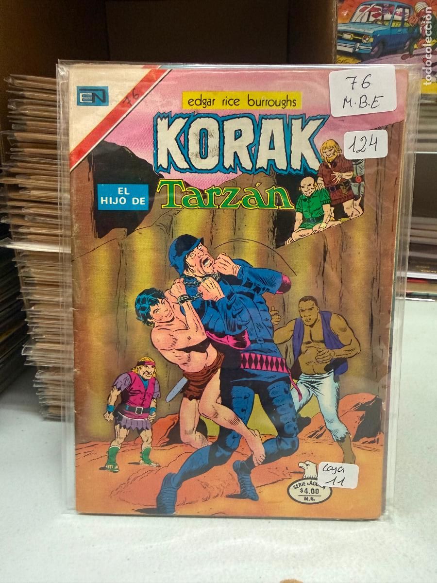 Tebeos: KORAK EL HIJO DE TARZAN EDITORIAL NOVARO SERIE AGUILA NUMERO 76