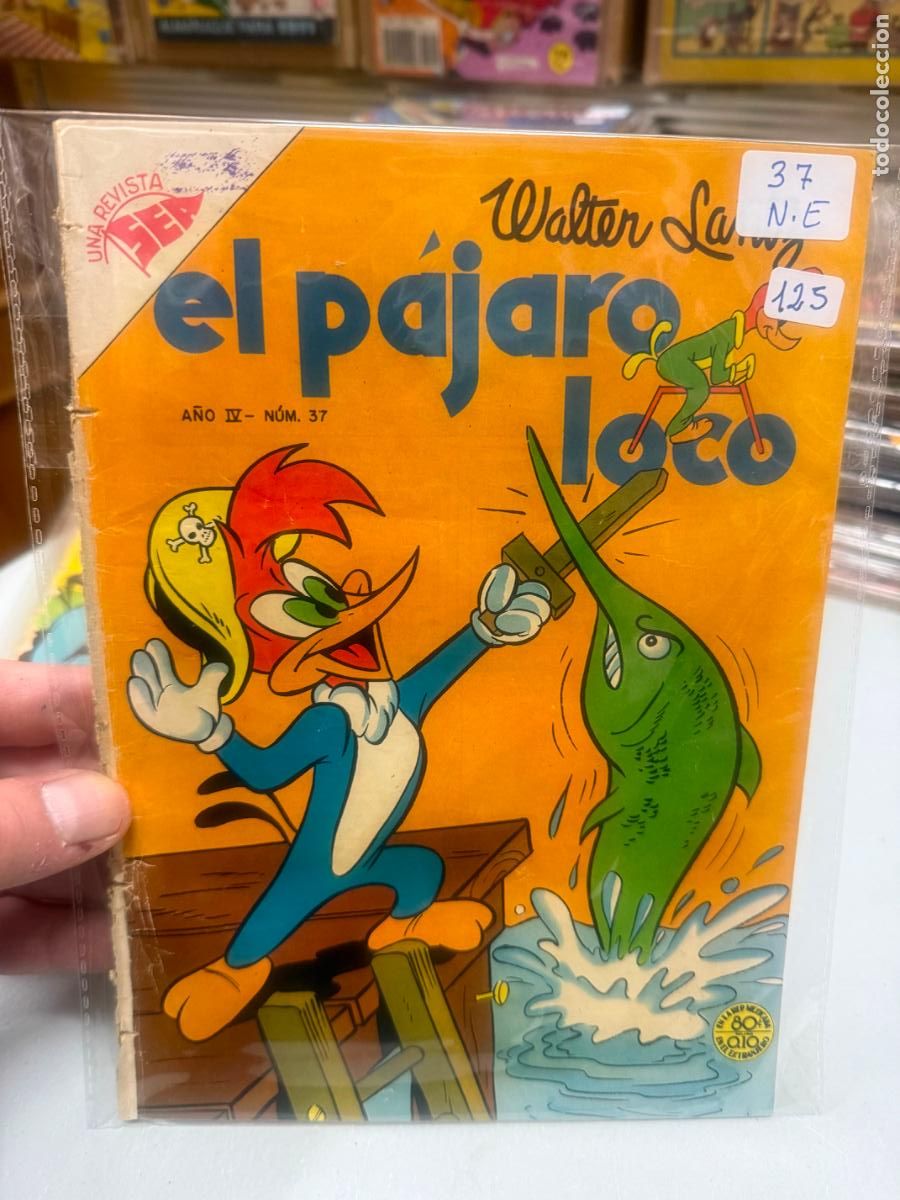 Tebeos: EL PAJARO LOCO EDITORIAL NOVARO NUMERO 37