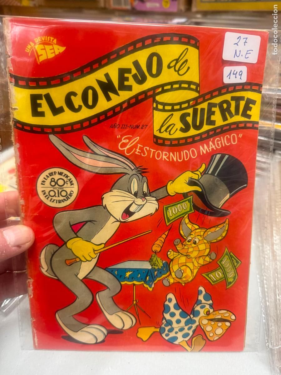 Tebeos: EL CONEJO DE LA SUERTE EDITORIAL NOVARO NUMERO 27