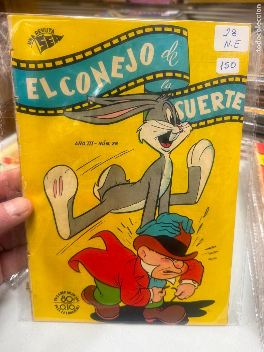 Tebeos: EL CONEJO DE LA SUERTE EDITORIAL NOVARO NUMERO 28