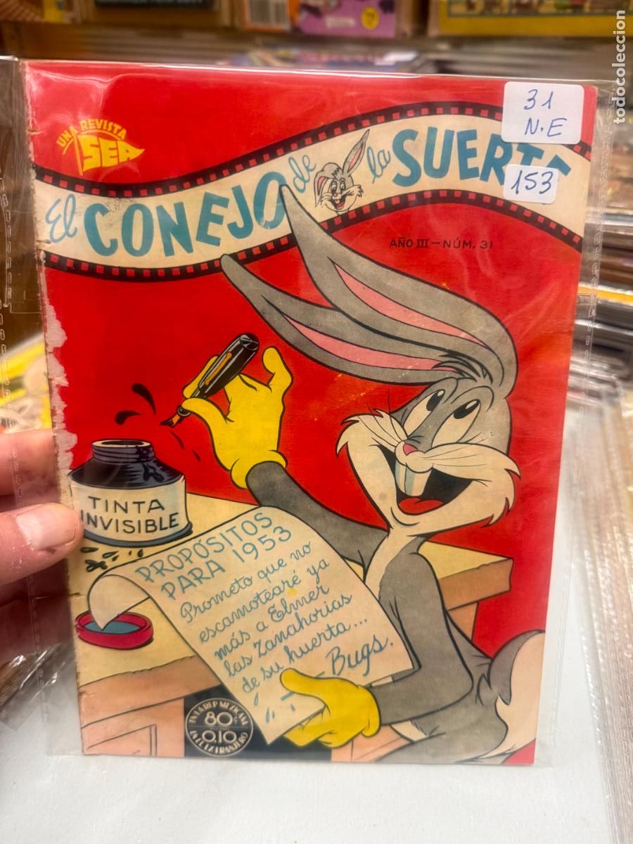 Tebeos: EL CONEJO DE LA SUERTE EDITORIAL NOVARO NUMERO 31