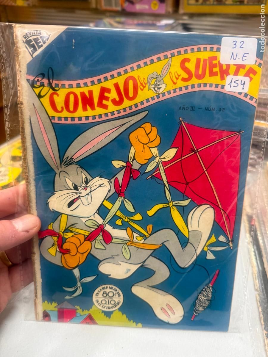 Tebeos: EL CONEJO DE LA SUERTE EDITORIAL NOVARO NUMERO 32