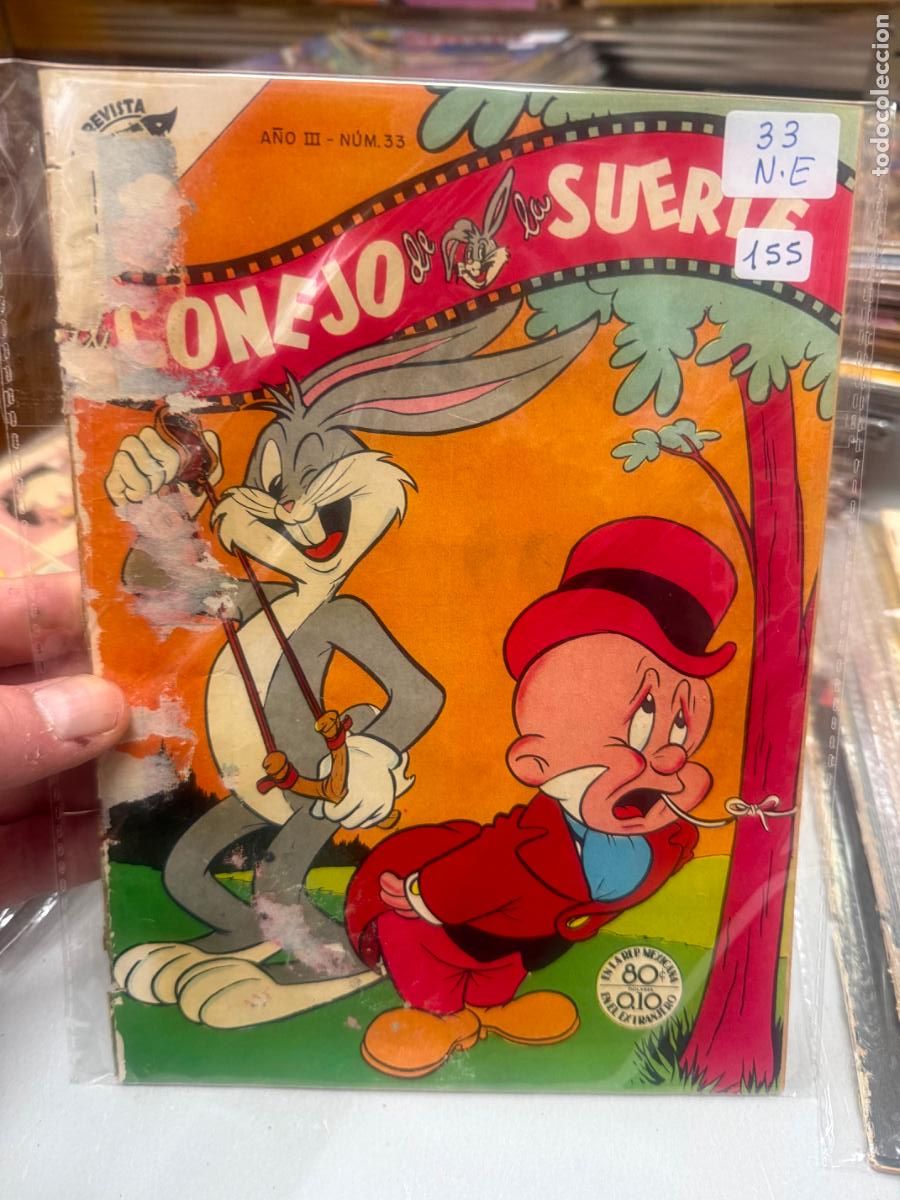 Tebeos: EL CONEJO DE LA SUERTE EDITORIAL NOVARO NUMERO 33