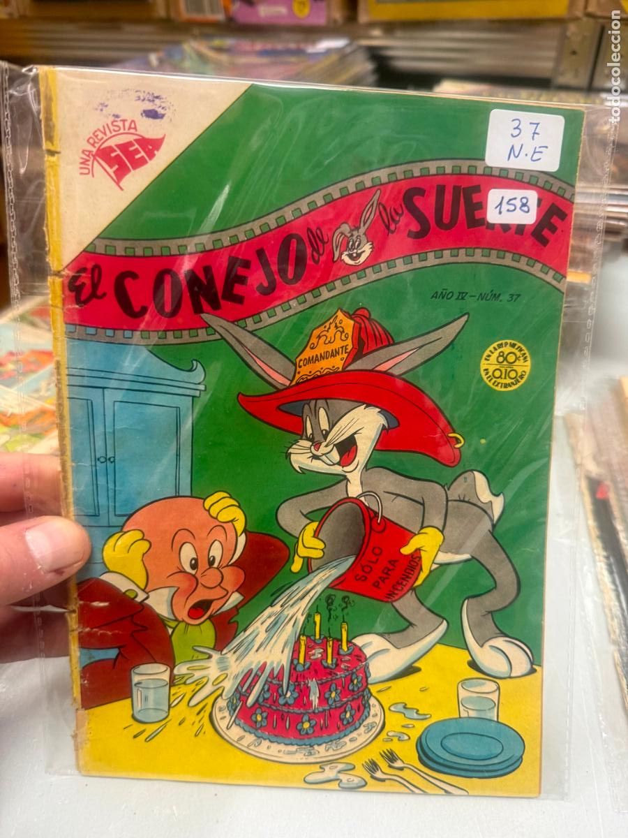 Tebeos: EL CONEJO DE LA SUERTE EDITORIAL NOVARO NUMERO 37