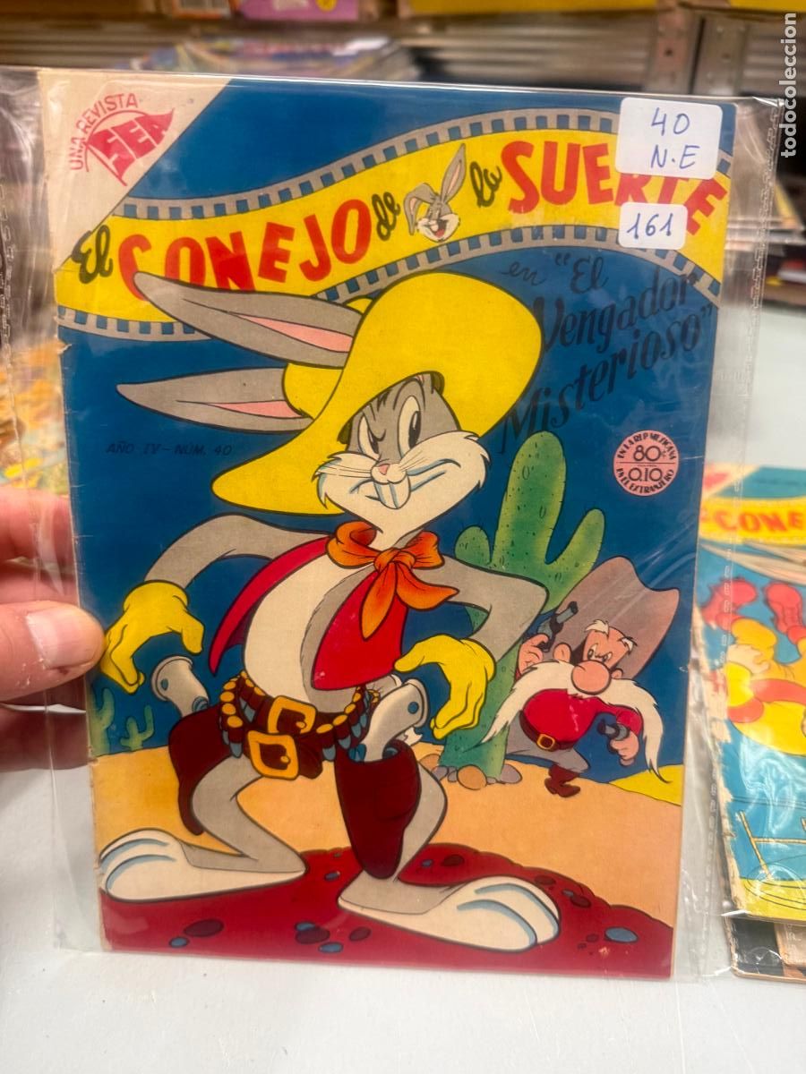 Tebeos: EL CONEJO DE LA SUERTE EDITORIAL NOVARO NUMERO 40