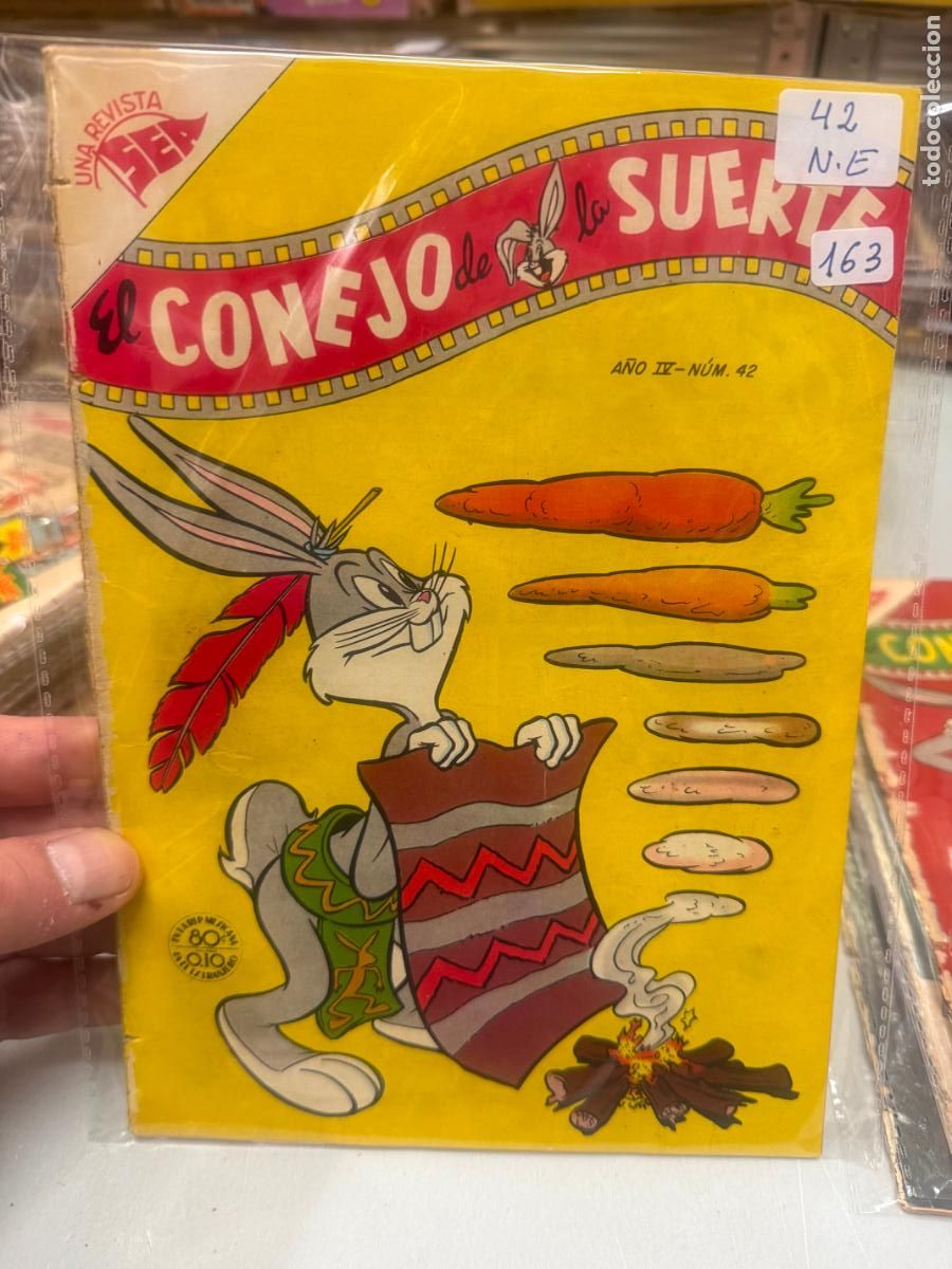 Tebeos: EL CONEJO DE LA SUERTE EDITORIAL NOVARO NUMERO 42