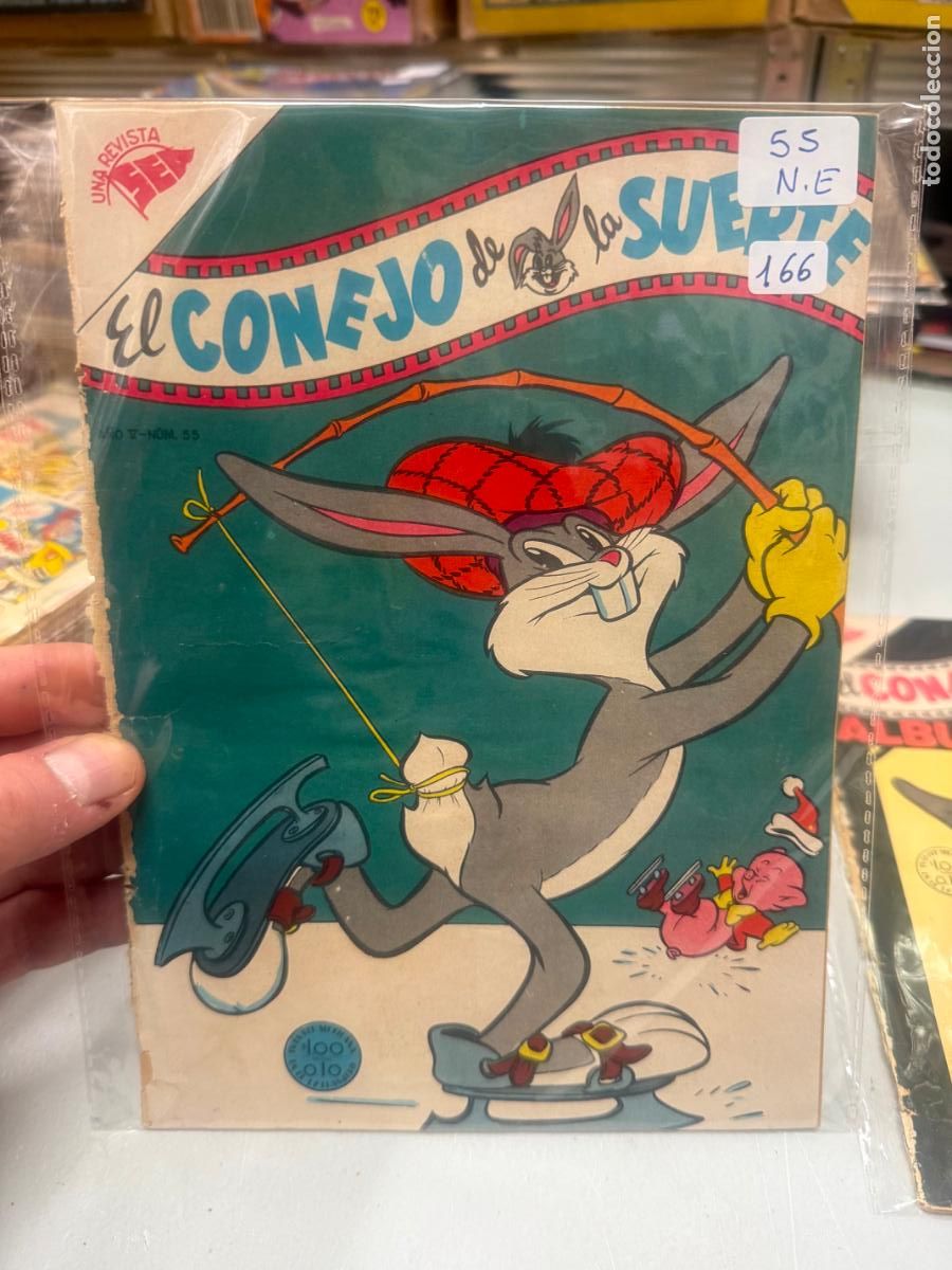Tebeos: EL CONEJO DE LA SUERTE EDITORIAL NOVARO NUMERO 55