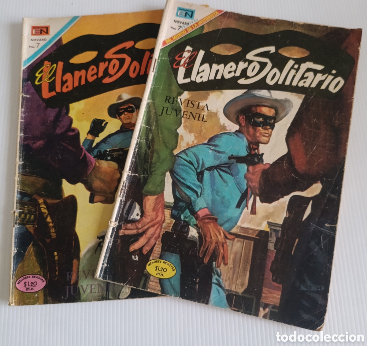 Tebeos: 2 comics el Llanero Solitario N&uacute;m 196-207
