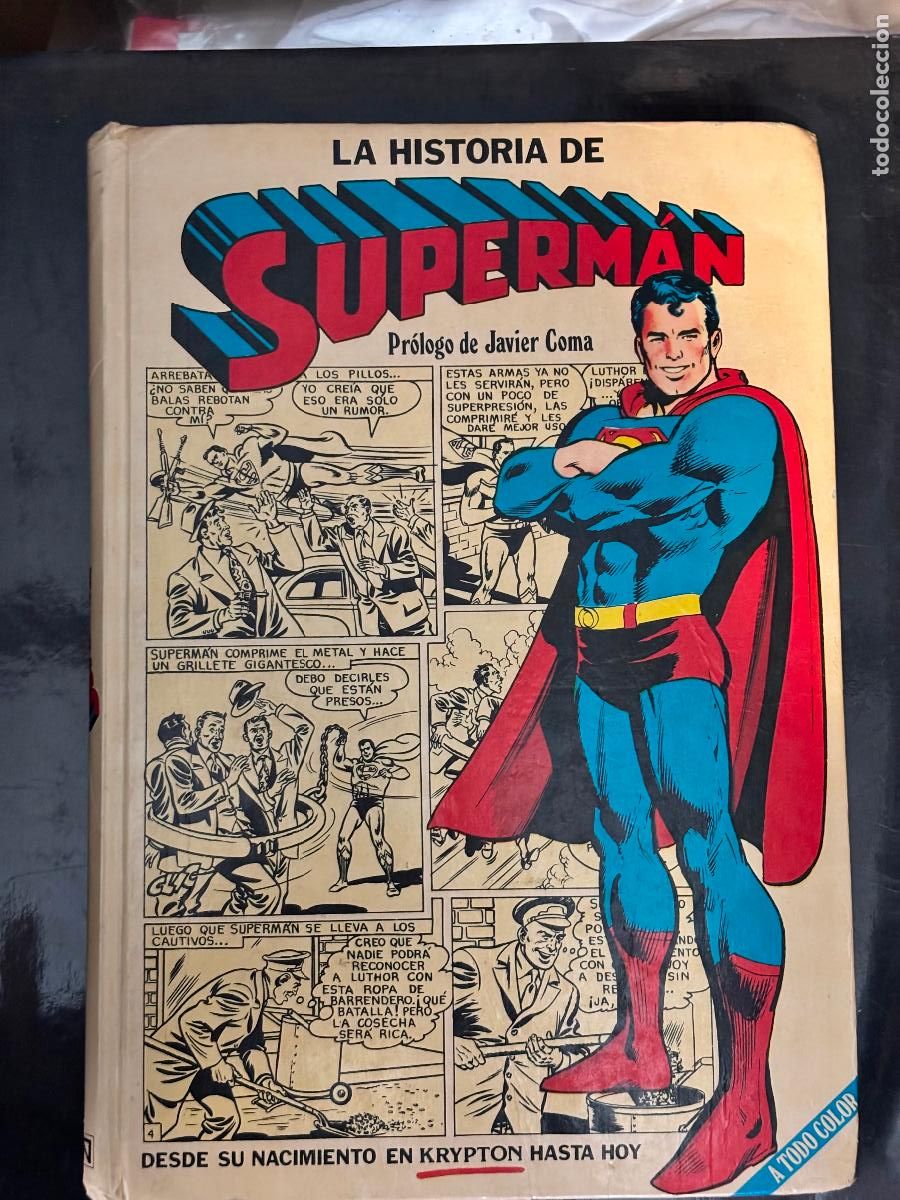 Tebeos: LA HISTORIA DE SUPERMAN, NOVARO, 1.979