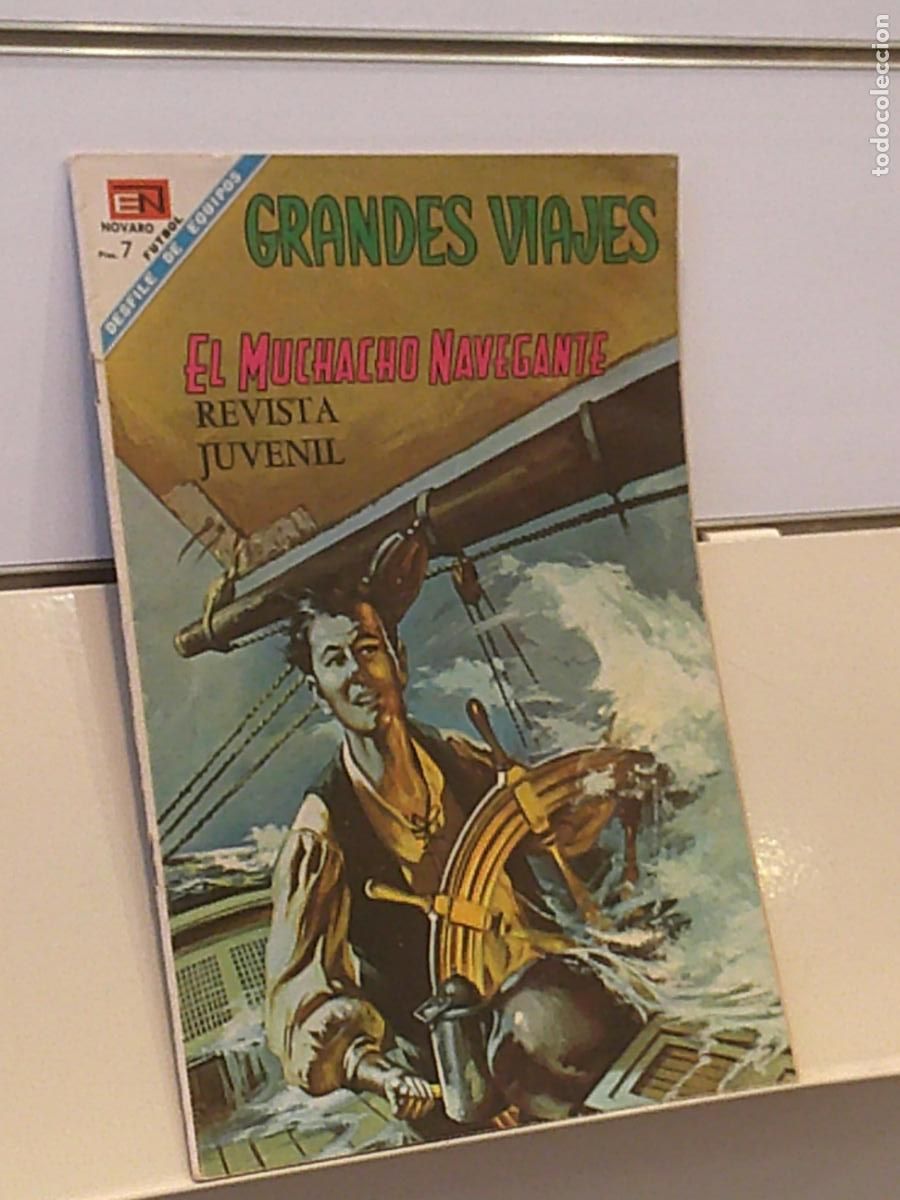 Tebeos: GRANDES VIAJES A&Ntilde;O VI N&ordm; 66 EL MUCHACHO NAVEGANTE - NOVARO 1968