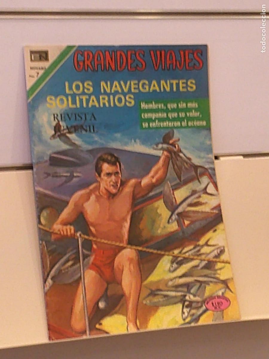 Tebeos: GRANDES VIAJES A&Ntilde;O VIII N&ordm; 96 LOS NAVEGANTES SOLITARIOS - NOVARO 1971
