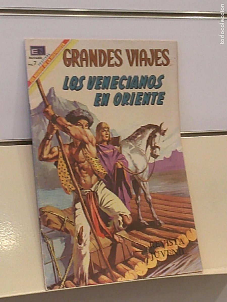 Tebeos: GRANDES VIAJES A&Ntilde;O VII N&ordm; 74 LOS VENECIANOS EN ORIENTE - NOVARO 1969