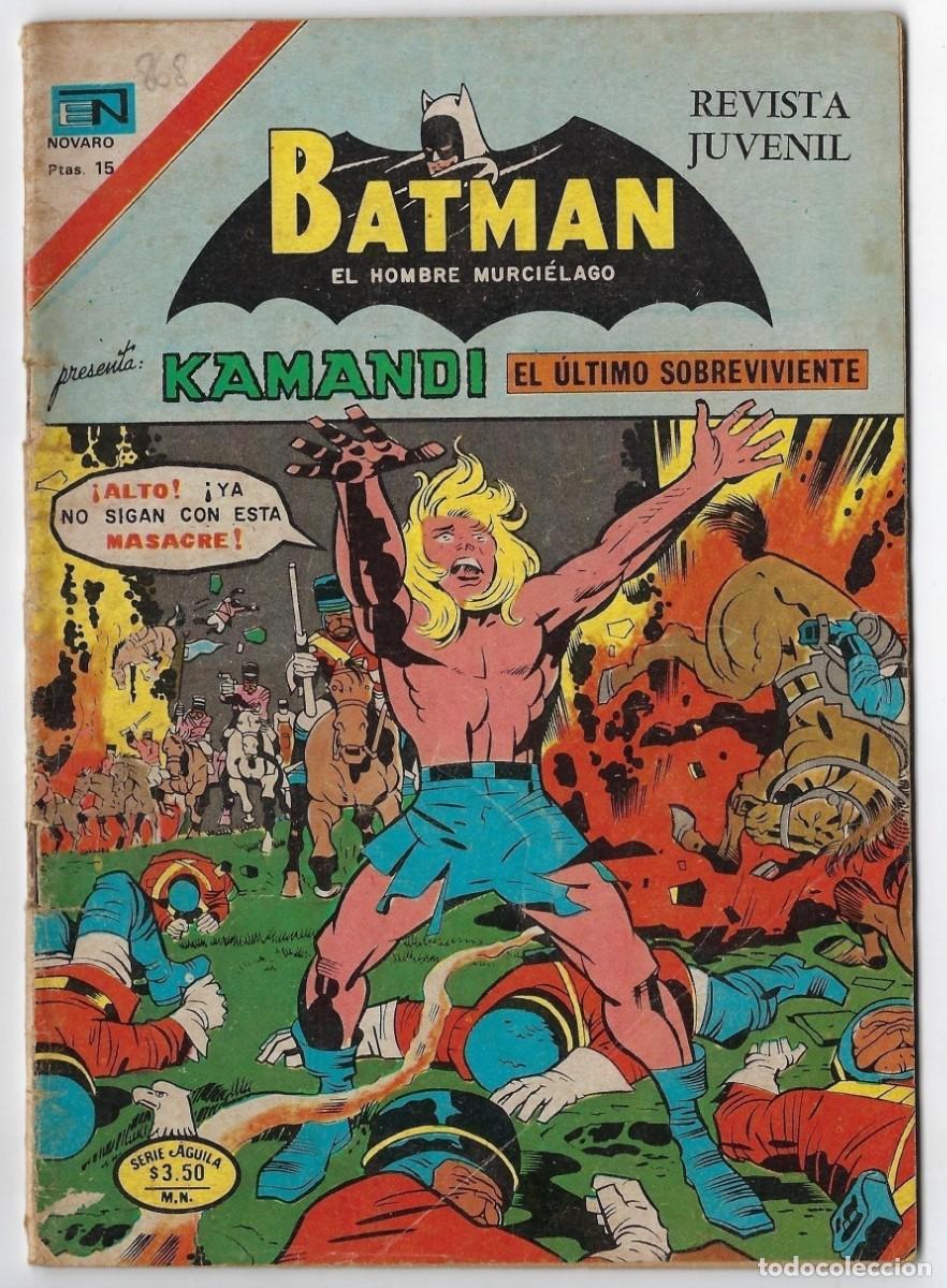 Tebeos: BATMAN PRESENTA: KAMANDI - SERIE AGUILA - A&Ntilde;O: XXV, N&ordm; 2-868. 30 DE SEPTIEMBRE DE 1979 **NOVARO**
