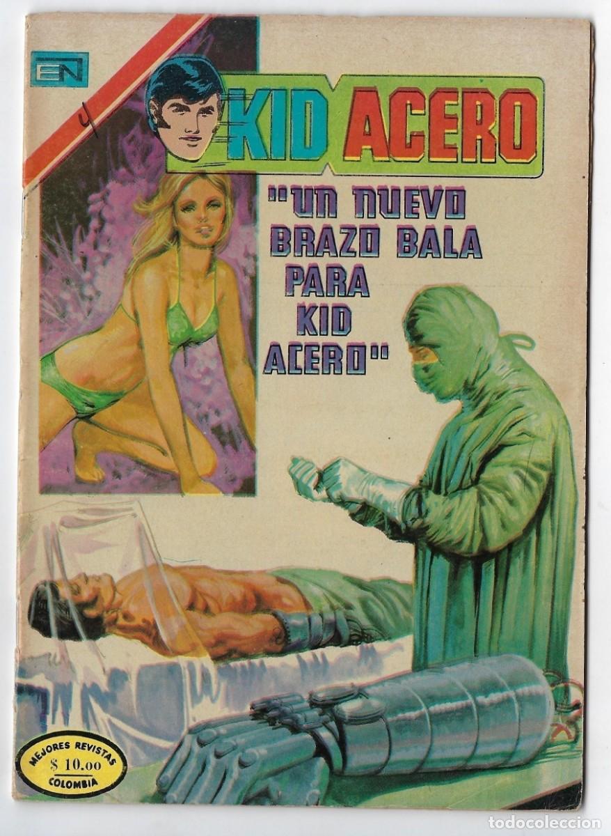 Tebeos: KID ACERO: UN NUEVO BRAZO PARA... SERIE AGUILA - A&Ntilde;O: I, N&ordm; 4-154 *NOVARO - EPUCOL* COLOMBIA