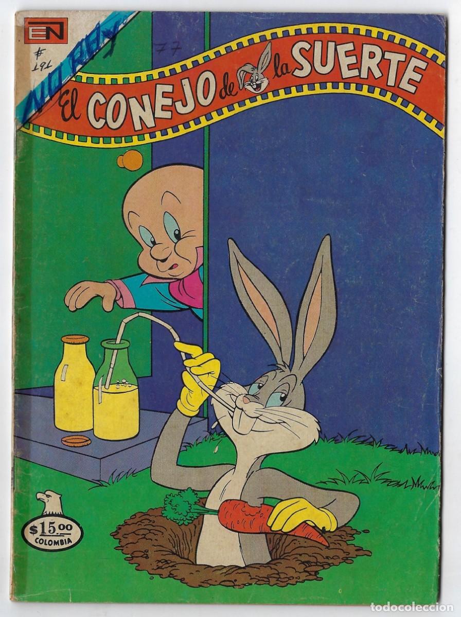 Tebeos: EL CONEJO DE LA SUERTE- SERIE AGUILA - A&Ntilde;O: XI, N.&ordm; 191, ABRIL 15 DE 1981 *NOVARO - EPUCOL* COLOMBIA