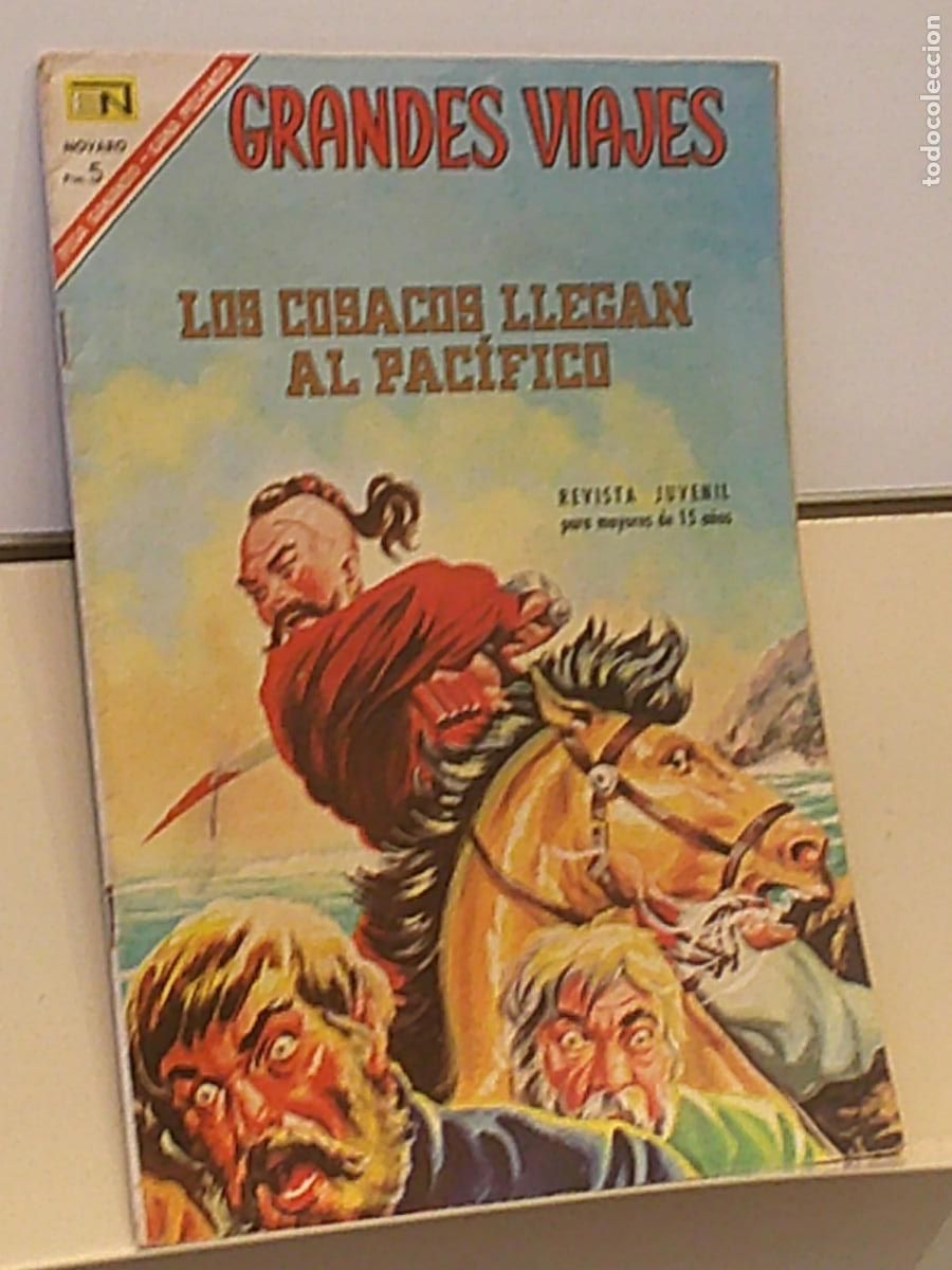 Tebeos: GRANDES VIAJES A&Ntilde;O V N&ordm; 49 LOS COSACOS LLEGAN AL PACIFICO - NOVARO 1967
