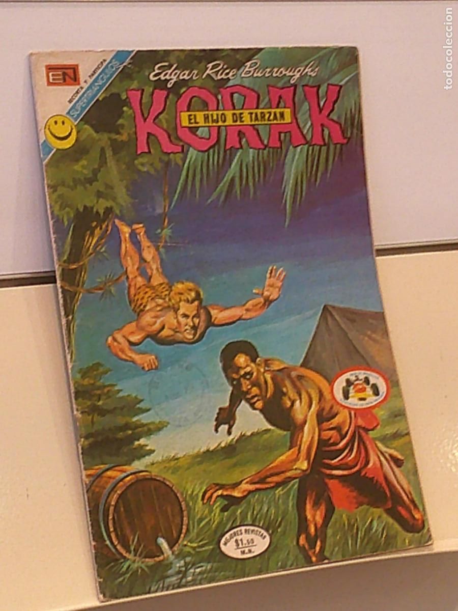 Tebeos: KORAK EL HIJO DE TARZAN A&Ntilde;O I N&ordm; 4 - NOVARO 1972