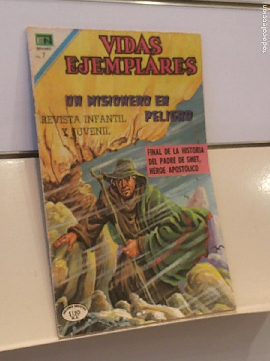 Tebeos: VIDAS EJEMPLARES A&Ntilde;O XVII N&ordm; 323 UN MISIONERO EN PELIGRO - NOVARO 1970