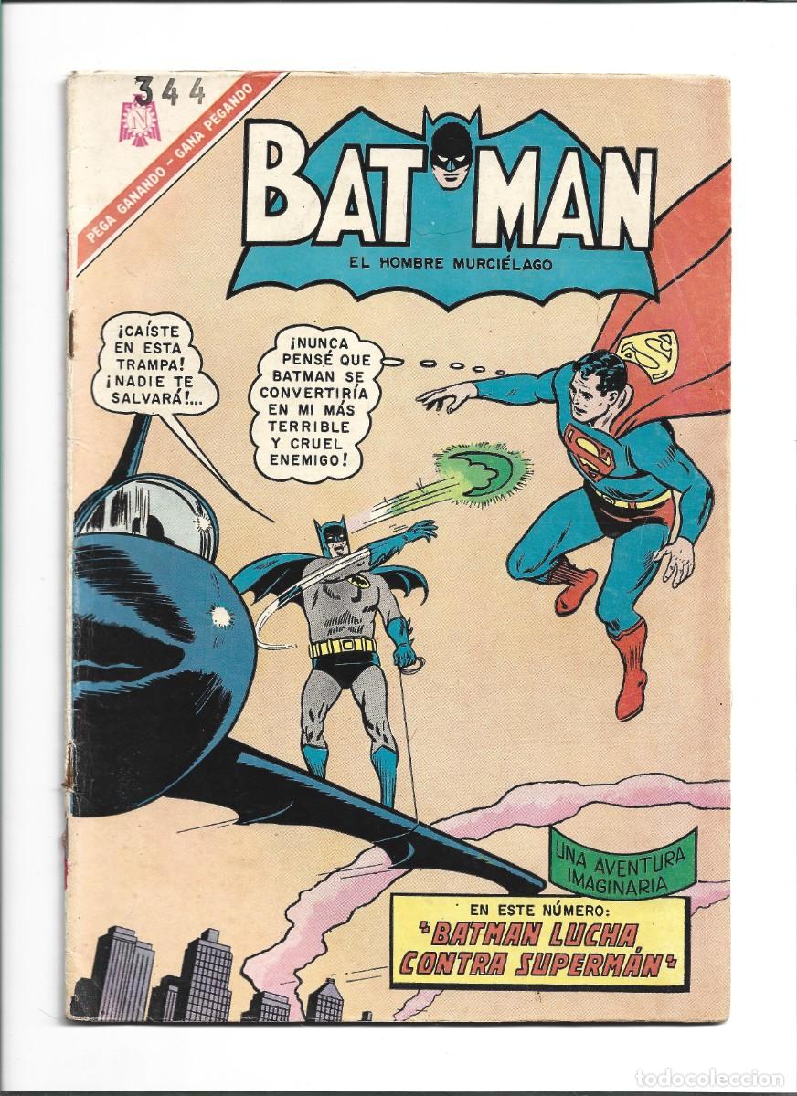 Tebeos: BATMAN N&ordm; 344 (1966) &ndash; EDITORIAL NOVARO M&Eacute;XICO