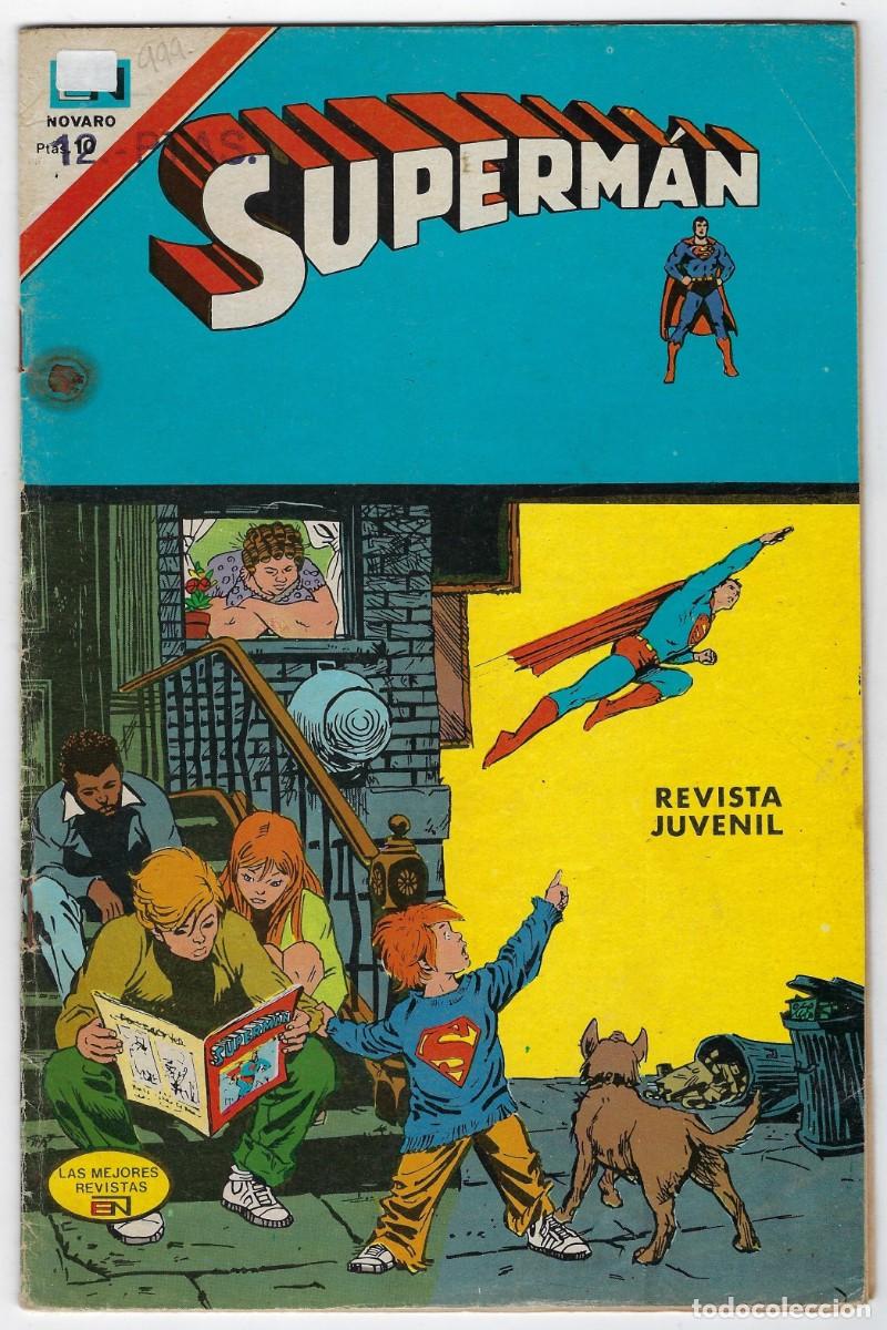 Tebeos: SUPERM&Aacute;N - A&Ntilde;O XXIII, N&ordm; 999, FEBRERO 8 DE 1975 *** NOVARO M&Eacute;XICO - EDICIONES RECREATIVAS ***