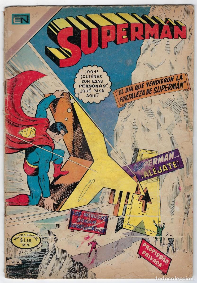 Tebeos: SUPERM&Aacute;N - A&Ntilde;O XXII, N&ordm; 934, OCTUBRE 17 DE 1973 *** NOVARO M&Eacute;XICO - EDICIONES RECREATIVAS ***