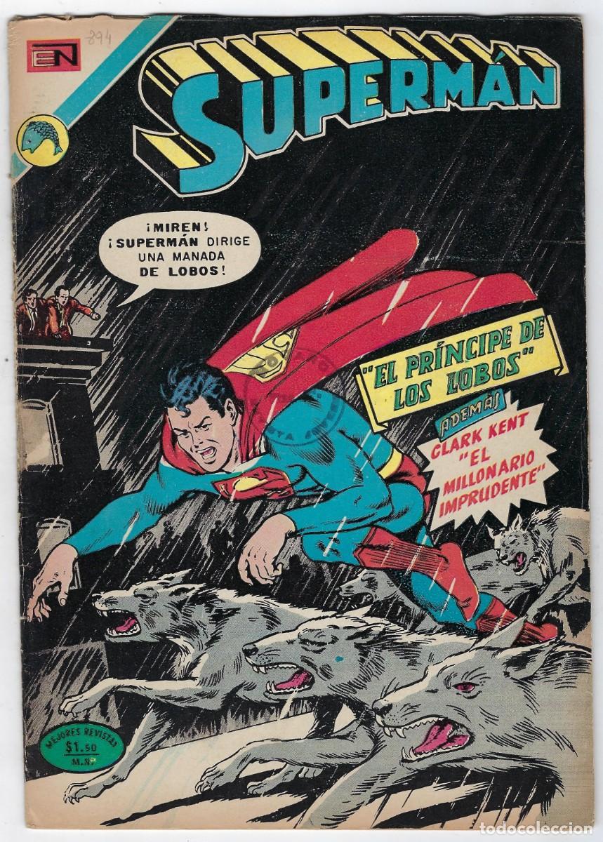 Tebeos: SUPERM&Aacute;N - A&Ntilde;O XXI, N&ordm; 894, ENERO 4 DE 1973 *** NOVARO M&Eacute;XICO - EDICIONES RECREATIVAS ***