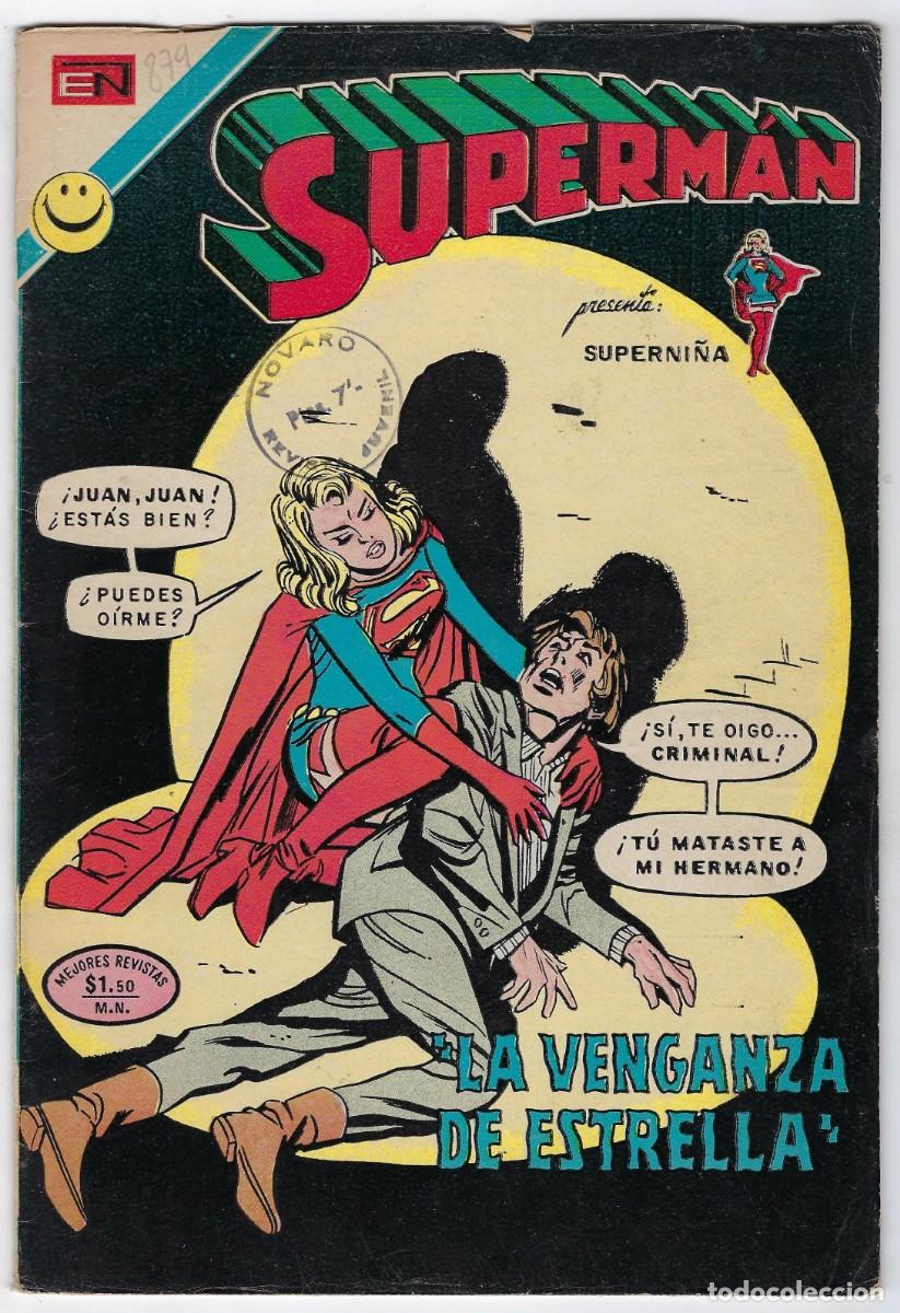 Tebeos: SUPERM&Aacute;N - A&Ntilde;O XXI, N&ordm; 879, SEPTIEMBRE 29 DE 1972 *** NOVARO M&Eacute;XICO - EDICIONES RECREATIVAS ***