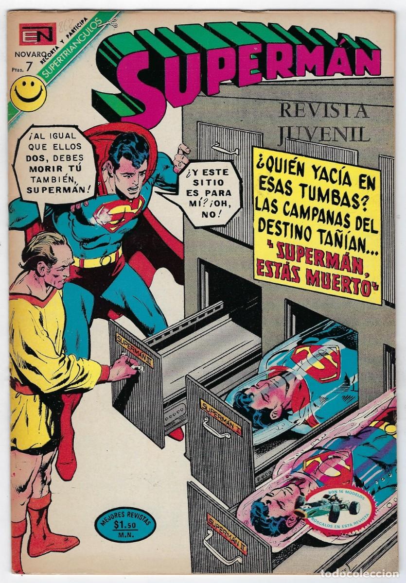 Tebeos: SUPERM&Aacute;N - A&Ntilde;O XXI, N&ordm; 868, JULIO 12 DE 1972 *** NOVARO M&Eacute;XICO - EDICIONES RECREATIVAS ***