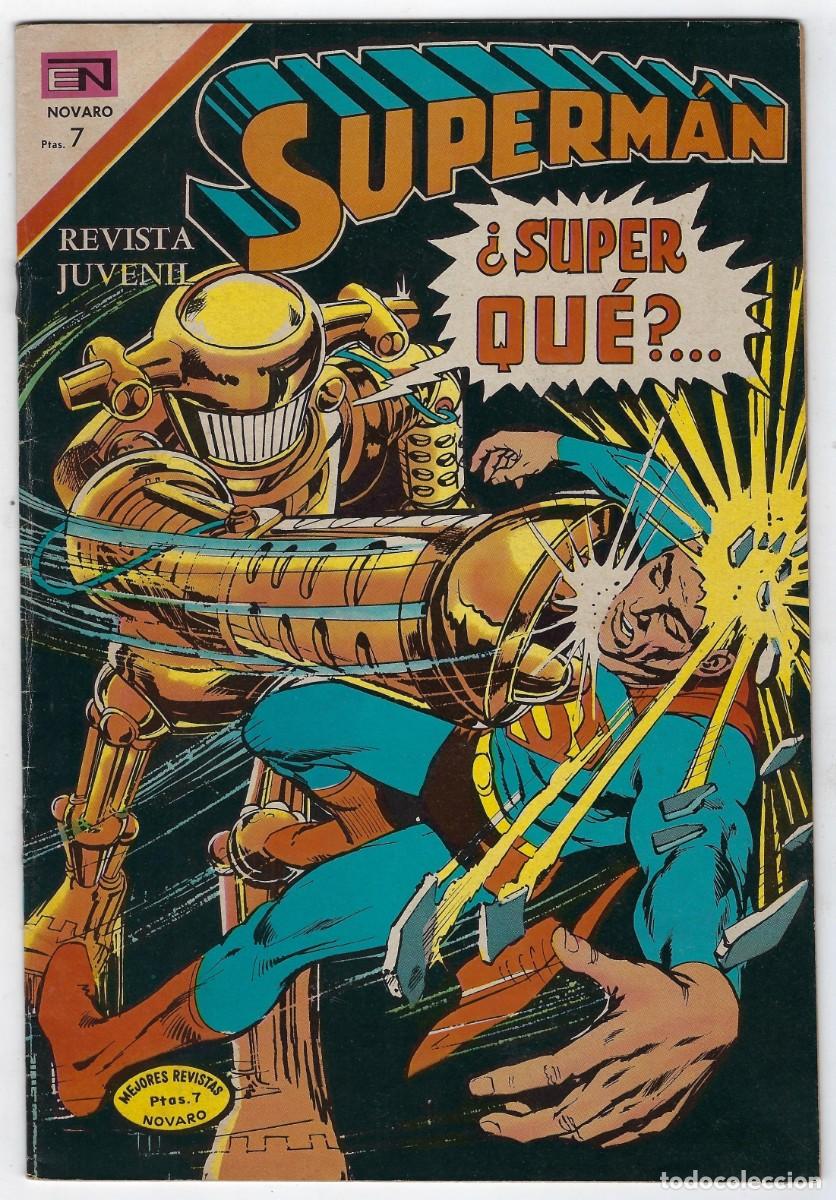 Tebeos: SUPERMAN - A&Ntilde;O XX, N&ordm; 852, MARZO 22 DE 1972 *** NOVARO M&Eacute;XICO - EDICIONES RECREATIVAS ***