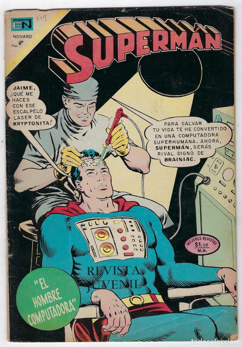 Tebeos: SUPERM&Aacute;N - A&Ntilde;O XX, N&ordm; 849, MARZO 1&ordm; DE 1972 *** NOVARO M&Eacute;XICO - EDICIONES RECREATIVAS ***
