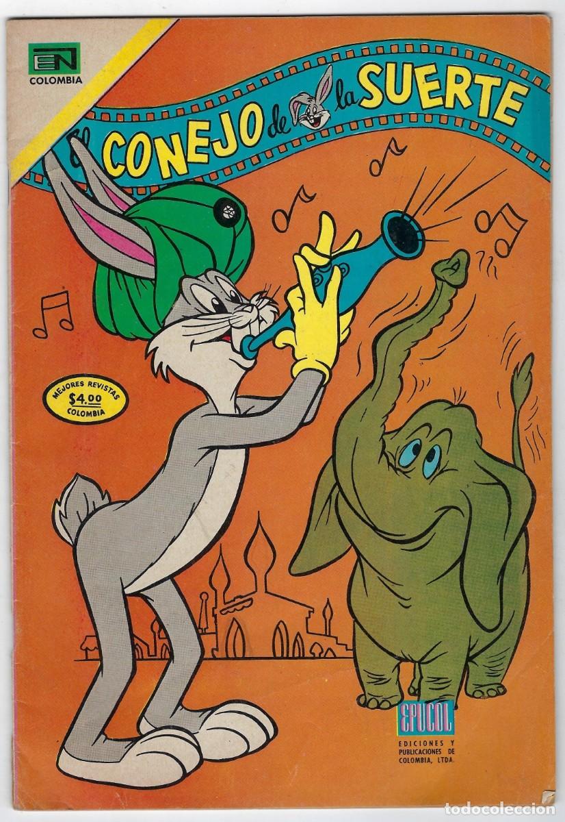 Tebeos: EL CONEJO DE LA SUERTE - N&ordm; 65 - JUL. 31 DE 1972 / N&ordm; 121 NOVARO MEXICO *EDI. NOVARO - EPUCOL*