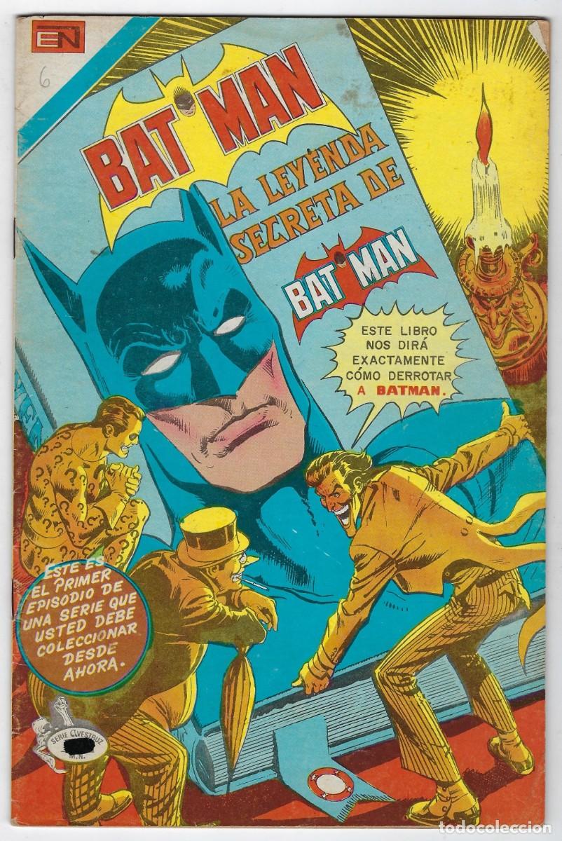 Tebeos: BATMAN - SERIE AVESTRUZ - A&Ntilde;O I - N&ordm; 3-6, MAYO 26 DE 1981 ***EDITORIAL NOVARO MEXICO***