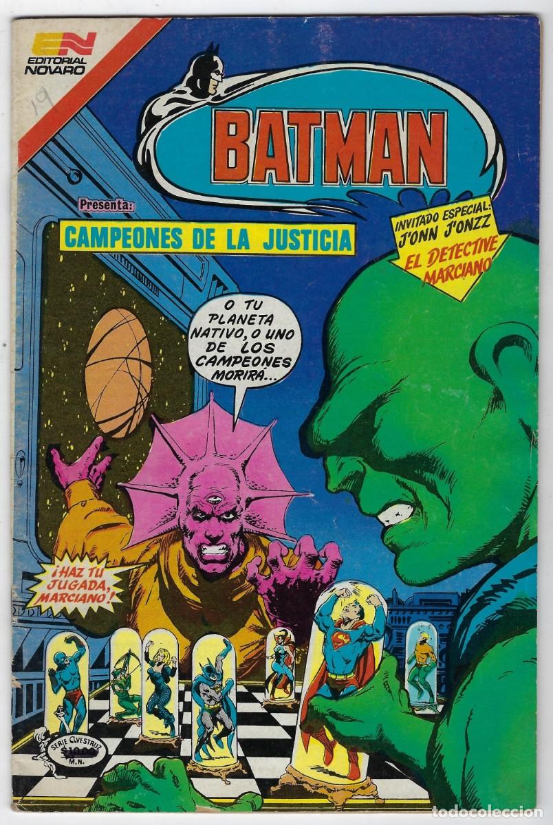 Tebeos: BATMAN - SERIE AVESTRUZ - A&Ntilde;O I - N&ordm; 3-19, MARZO 2 DE 1982 ***EDITORIAL NOVARO MEXICO***