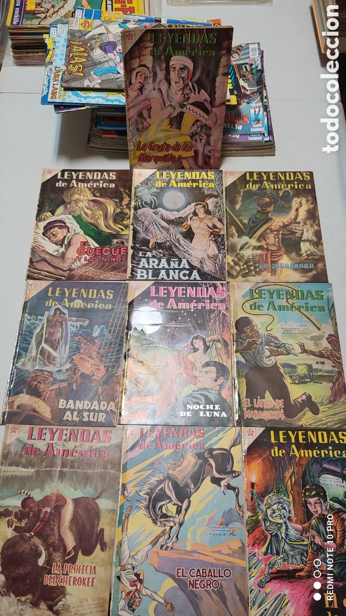Giornalini: LOTE DE LEYENDAS DE AMERICA DE EDITORIAL NOVARO DEL A&Ntilde;O 1982