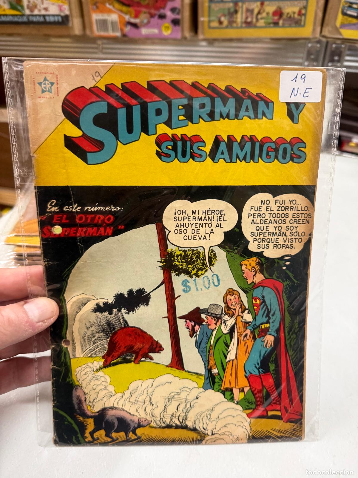 Tebeos: SUPERMAN Y SUS AMIGOS EDITORIAL NOVARO NUMERO 19