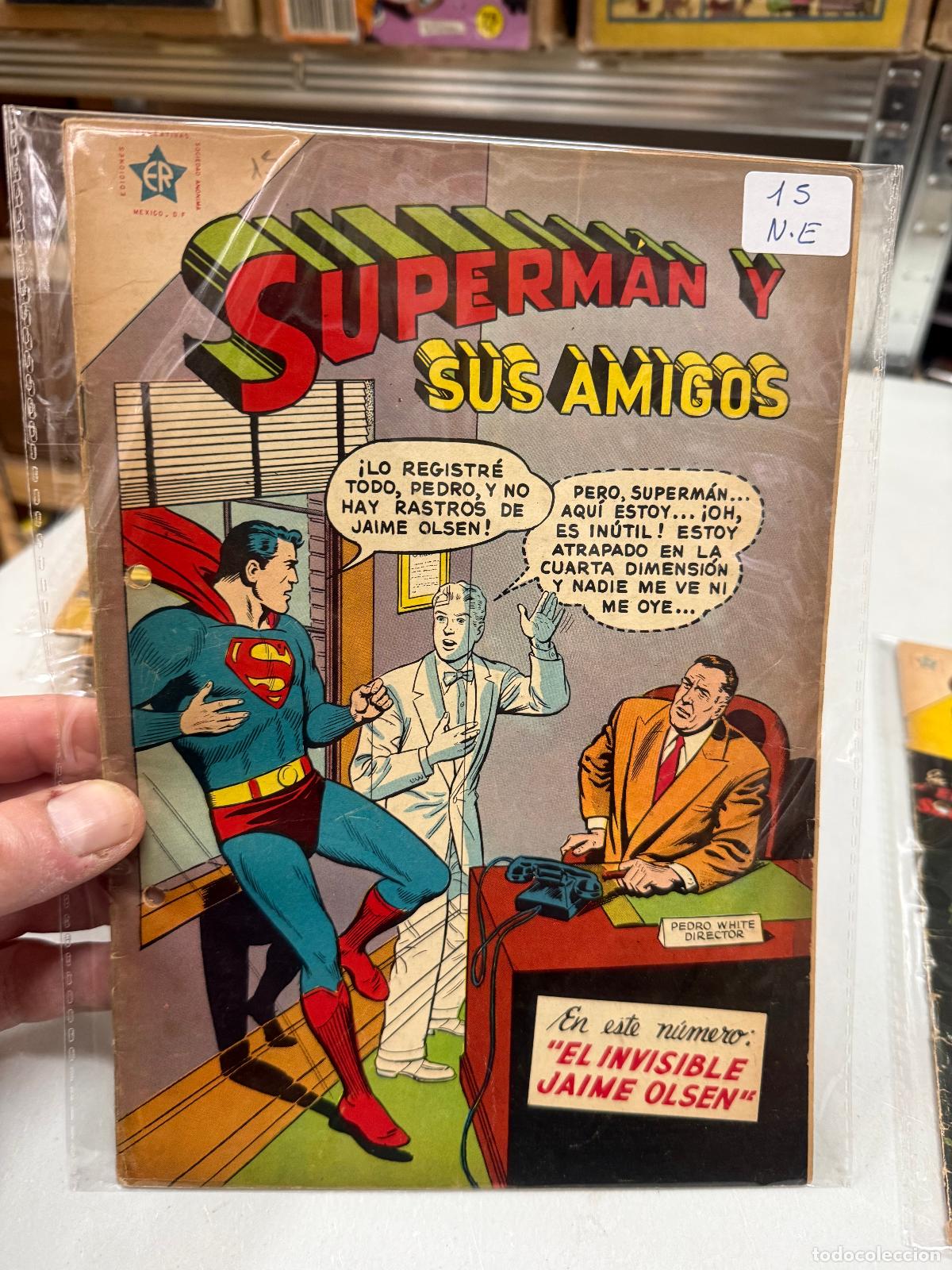 Tebeos: SUPERMAN Y SUS AMIGOS EDITORIAL NOVARO NUMERO 15