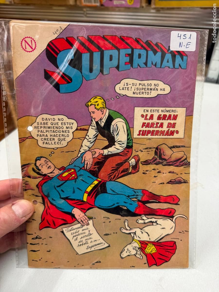 Tebeos: SUPERMAN EDITORIAL NOVARO NUMERO 451